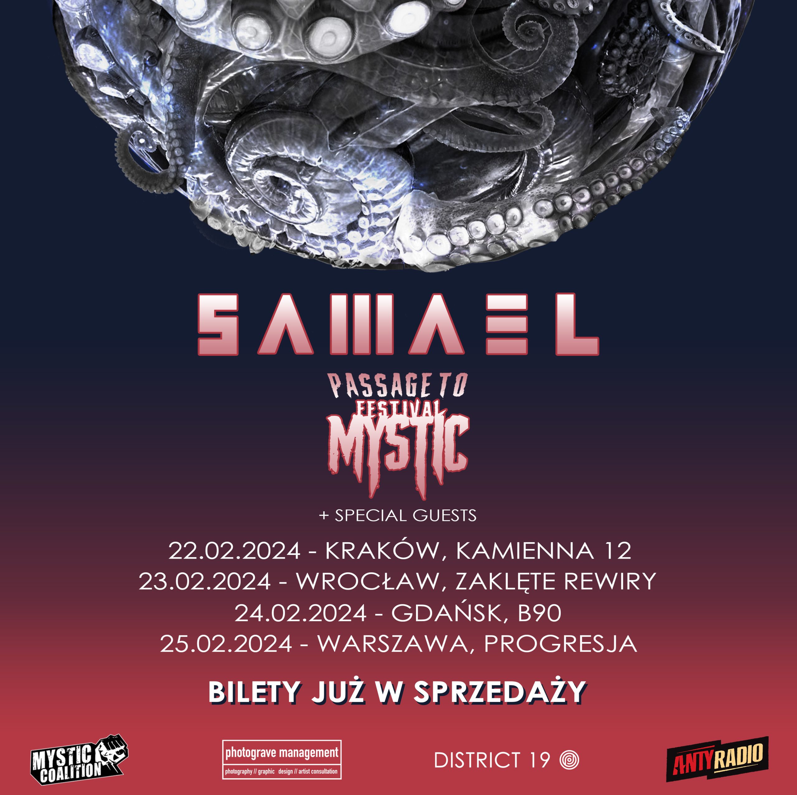 Passage to Mystic Festival 2024 Samael z kultową płytą na czterech